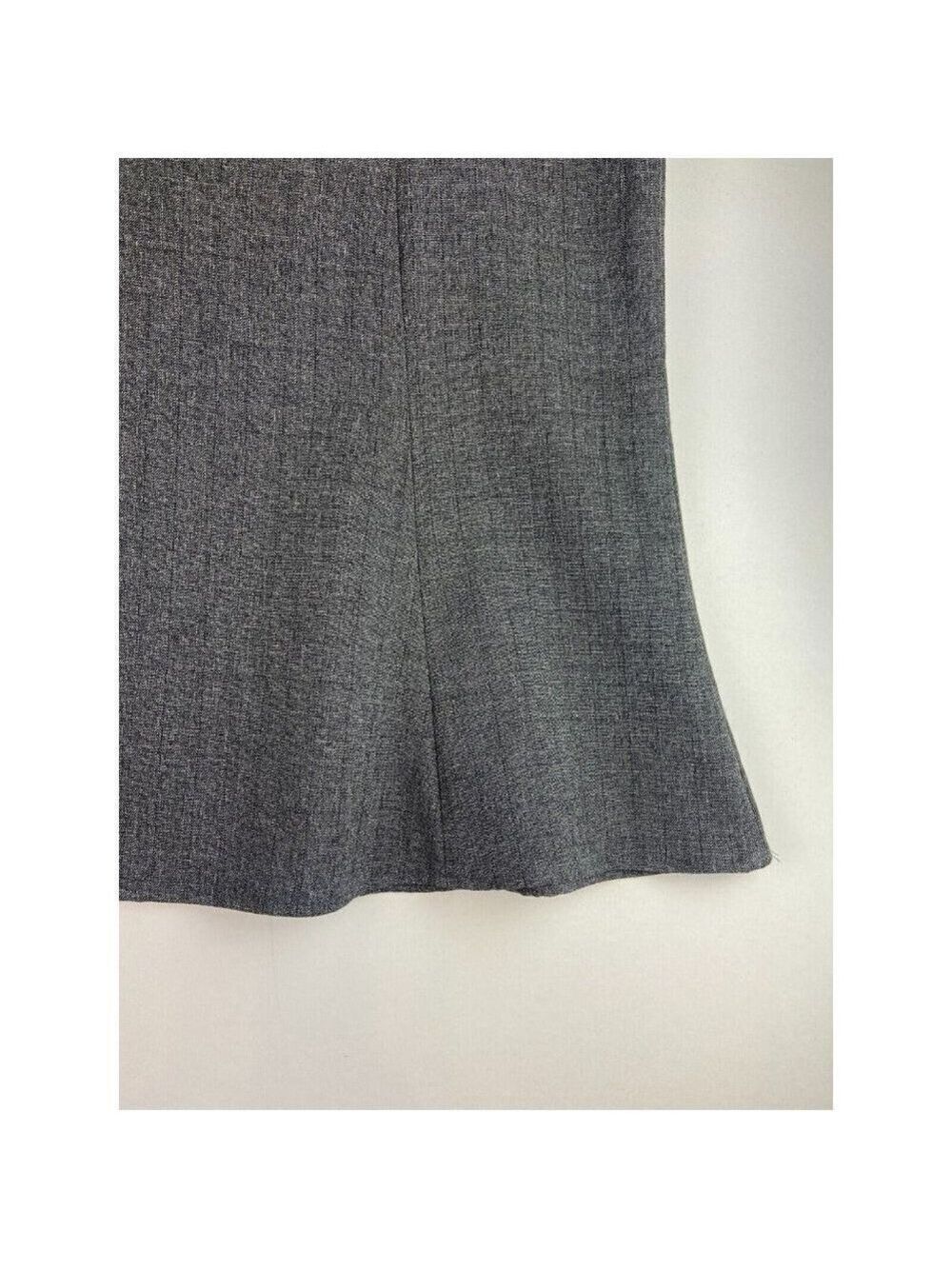 Cleo Charcoal Flippy Suiting Skirt Size 6 - Picture 11 of 12